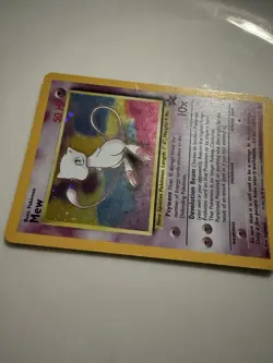 Pokemon TCG Mew Holo Basic Promo Card #9 Excellent Condition Rare Card - Image 3