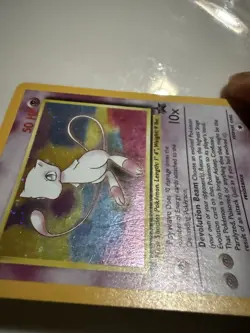 Pokemon TCG Mew Holo Basic Promo Card #9 Excellent Condition Rare Card - Image 4