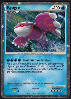 Kyogre SL6 Call of Legends Pokemon Card Holo Rare LP/NM - Image 1