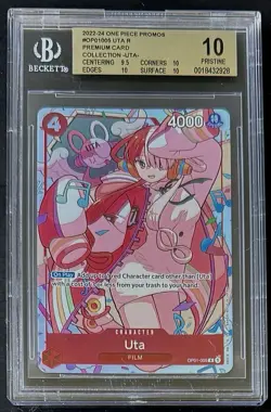 BGS 10 One Piece OP01-005 R Uta - English - Premium Card Collection Uta - Graded - Image 1