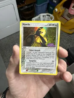Mawile 23/110 Rare Reverse Holo Ex Holon Phantoms Stamped Pokemon Card MP HP - Image 3