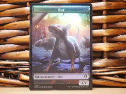 MTG Eldrazi 0001 / Rat 0017 | FOIL TOKEN | NM Near Mint | CMM | 2023 - Image 2