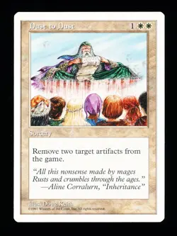 * * 1x Dust to Dust x1 * * 5th Edition MTG LP Lightly Played - Image 1