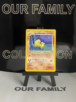 Pokemon Light Ninetales 50/105 Uncommon Neo Destiny Unlimited Rare - LP - Image 1