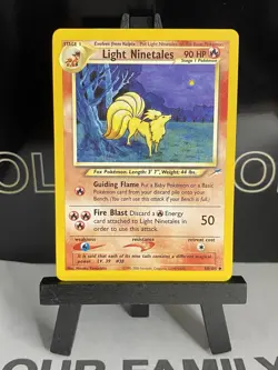 Pokemon Light Ninetales 50/105 Uncommon Neo Destiny Unlimited Rare - LP - Image 2