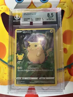 Pikachu 005/025 Celebrations Holo Pokemon BGS 8.5 *Free Shipping* - Image 1