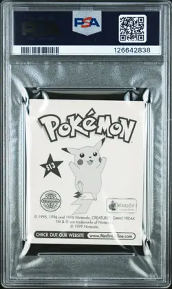 1999 MERLIN POKEMON #S13 SLOWPOKE-PRISM PSA 10 - Image 2