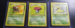 Pokemon TCG WOTC Jungle Non Holo Rare Lot- Pinsir, Vileplume, Victreebel - Image 1