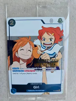Girl (OP14 Release Event Winner) P-096 One Piece Promotion Cards Foil - Image 1