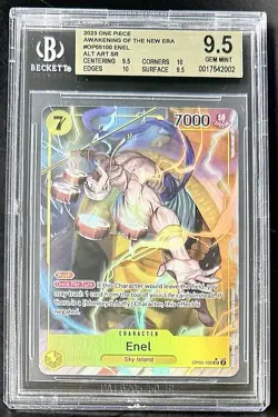 BGS 9.5 One Piece OP05-100 SR* Enel Alt Art - English - Awakening of the New Era - Image 1