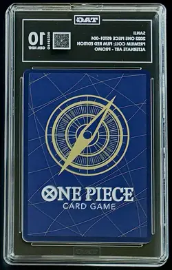 TAG 10 One Piece ST01-004 C Sanji - ENG - Foil - Film Red - Graded - Image 2