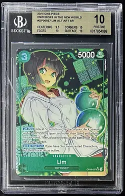 BGS 10 One Piece OP09-037 SR* Lim Alt Art - English - Emperors in the New World - Image 1