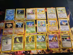 Pokemon Base Set Lot of 18 Vintage Uncommon / Common Cards Lp-Mp!!! - Image 1