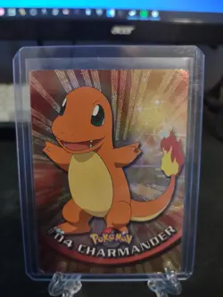 Charmander #04 Holo Topps TV Animation Black Label Pokemon Card - Hp - Image 1