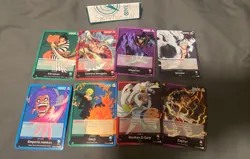 One Piece Card Game [ENG] Paramount War (OP-02) Complete Leaders Set (NM) - Image 1