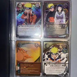 Naruto CCG Lot Of 220+ Cards Total. 80 Foils+binder + 120 Bulk Cards **see Pics - Image 1