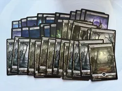 200 Full Art Basic Land Cards Lot - 40 of each Color Type +5 Full Art Wastes Mtg - Image 2