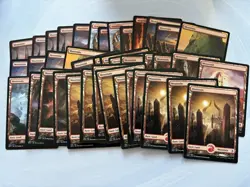 200 Full Art Basic Land Cards Lot - 40 of each Color Type +5 Full Art Wastes Mtg - Image 5