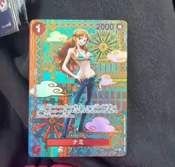 One Piece Card Nami R OP01-016 SP PAR Parallel SR Awakening of The New Era Japan - Image 1