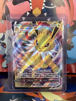Jolteon VMAX - 051/203 - Pokemon Evolving Skies Sword Shield Ultra Rare Card NM - Image 1