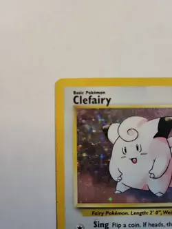 Clefairy Holo 5/102 Base Set 1999 WOTC Pokemon Card Vintage Original Rare MP - Image 4