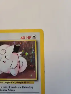 Clefairy Holo 5/102 Base Set 1999 WOTC Pokemon Card Vintage Original Rare MP - Image 5