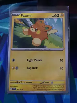 Pokemon Cards: Pawmi 7/15 Common Regular | McDonalds Promo (2023) - Pokemon TCG - Image 1
