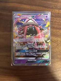 Tapu Lele GX - 60/145 - Pokemon Guardians Rising Sun & Moon Ultra Rare Card - Image 1