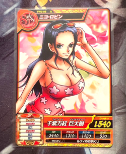 PREORDER Nico Robin Japanese One Piece Treasure World Carddass Card - Image 1