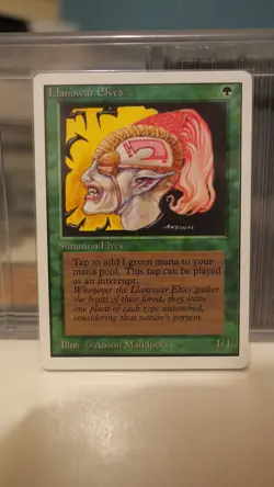 Llanowar Elves - Unlimited (2ED) 1993 - MTG Magic the Gathering - Common - Image 3