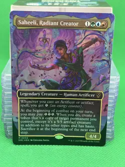 Saheeli, Radiant Creator (Borderless) - FOIL - M Commander: Aetherdrift 3 - MTG - Image 1