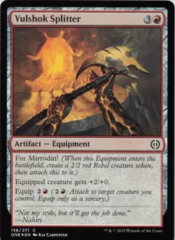 Vulshok Splitter - FOIL - C Phyrexia: All Will Be One 156 - MTG - Image 1