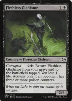 Fleshless Gladiator C Phyrexia: All Will Be One 94 LP-NM - Image 1
