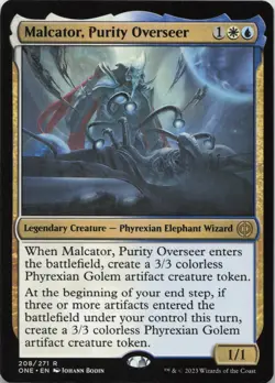 Malcator, Purity Overseer R Phyrexia: All Will Be One 208 - LP MTG - Image 1