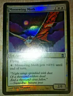 Foil Moonwing Moth - Saviors of Kamigawa - Magic: The Gathering - Image 1