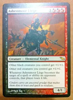 Ashenmoor Liege - Shadowmoor - Magic: The Gathering - MTG - Image 1