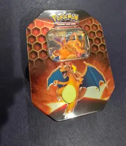 Pokemon TCG Hidden Fates Charizard GX Tin Factory Sealed Brand New - Image 1