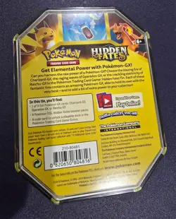 Pokemon TCG Hidden Fates Charizard GX Tin Factory Sealed Brand New - Image 4