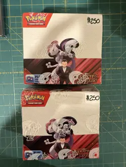 Pokemon Destined Rivals Booster Box Lot Of 2 Factory Sealed - Image 1