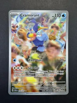 Pokemon Cramorant 176/167 Twilight Masquerade Scarlet & Violet Illustration Rare - Image 1