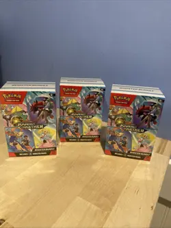 Lot (3) Pokemon TCG Journey Together Booster Bundle Boxes / Sealed - Image 1