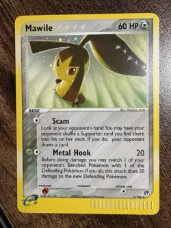Pokemon TCG Mawile EX Sandstorm 9/100 Holo Rare - Image 1
