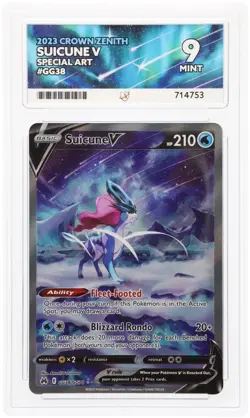 ACE 9 Suicune Raikou Entei V Crown Zenith GG36, 38, 41 SEQUENTIAL SWSH Pokemon - Image 3