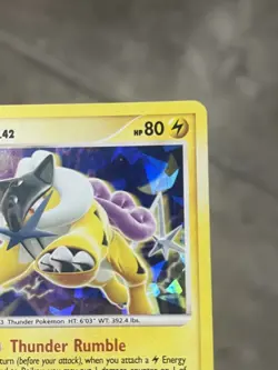 Pokemon TCG Raikou 16/132 Secret Wonders Cracked Ice Rare Holo 2007 MP - Image 4