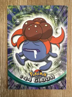 Pokemon - Gloom #44 - Topps TV Animation Blue Logo NM - Image 1