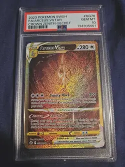 Pokemon-Arceus VSTAR #GG70-Crown Zenith S&S Illustration Rare-PSA 10 - Image 1