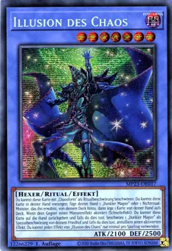 Yu Gi Oh! Illusion des Chaos Mp23-DE017 Secret Rare - Image 1