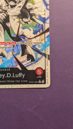 One Piece TCG English ST21-001 Monkey D Luffy Leader Alt Art Parallel - Image 2
