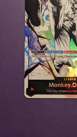 One Piece TCG English ST21-001 Monkey D Luffy Leader Alt Art Parallel - Image 3