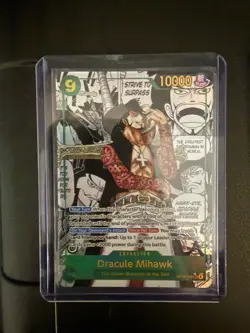 Dracule Mihawk Op14 - 119 ENG carte one piece manga - Image 1